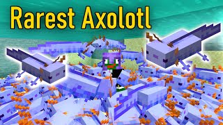 The BEST Way to get a BLUE AXOLOTL in Minecraft [upl. by Harriet890]