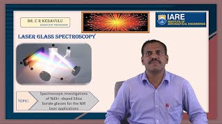 Spectroscopic investigations of Nd3doped Silicaborateglasses for NIR laser appl by DrCR Kesavulu [upl. by Iahk532]