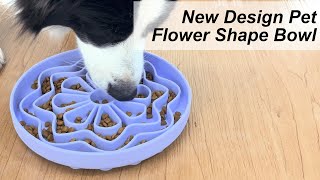 New Design Pet Flower Shape Bowlyoutube pets puppy [upl. by Jamel]