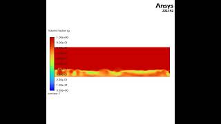 horizontal fluidized bed dryer Ansys Fluent CFD Simulation [upl. by Dorrej938]