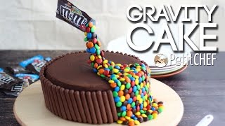 Gravity cake  tutorial video per prepararlo a casa ricetta PetitChefit [upl. by Ariada206]