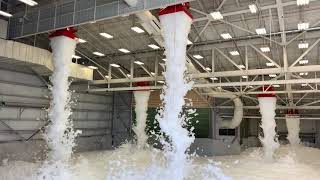 Hurlburt Field AC130 Hanger Foam Test [upl. by Binah]