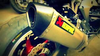 2014 Kawasaki Z1000 Akrapovic FULL System Titanium [upl. by Adnimra]