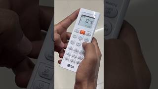 LG remote setting Air conditioner video ytshorts viral [upl. by Yddeg584]