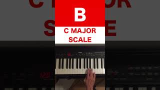 C Major Scale On Piano Easy Tutorial For Beginners  Music Simply Understood music Cmajor [upl. by Enogitna]