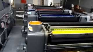 Heidelberg Speedmaster 70x100 ofset 5 renk [upl. by Desi]