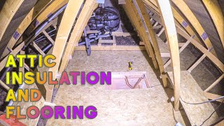 Attic insulation attic stairs attic flooring in Dublin [upl. by Lawler]