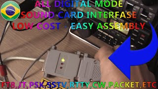 ALL MODE DIGITAL INTERFACE  PART 2  TESTED ON JTDX WSJTX MIXW  LOW COST [upl. by Freda]