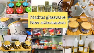 Madras glassware house in chennai parrys மதராசு கிளாஸ்வேர் Glassware collections starting  ₹19 [upl. by Greenebaum555]