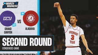 Alabama vs Grand Canyon  Second Round NCAA tournament extended highlights [upl. by Anidam705]