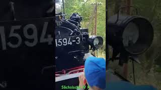 Dampflokomotive Sächsische IV K Preßnitztalbahn train railway [upl. by Sirrep]