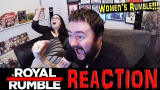 WOMENS RUMBLE WWE ROYAL RUMBLE 2019 REACTION [upl. by Cornel]