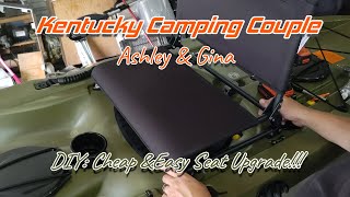 Detailed Cheap and easy Kayak seat upgrade [upl. by Mei]