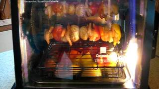 Shrimp Kabobs in the Showtime Rotisserie for supper [upl. by Zertnom]