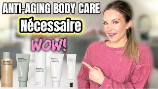 NECESSAIRE  ANTIAGING BODY CARE  GREAT FOR SENSITIVE SKIN [upl. by Annalla]