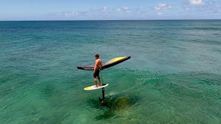 Wing Foil Surf Heaven in Hawaii [upl. by Mixie]