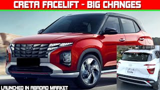 Creta Facelift 2022  Launch in India Price New Features [upl. by Estren]