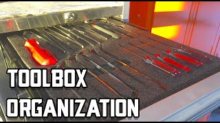 Shop Toolbox Tool Organization  Toolbox Organization Part 1 [upl. by Uokes]