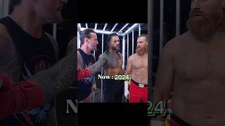 Roman Reigns Stops CM Punk 2024 vs 2022 Edit 💯 wwe romanreigns cmpunk thenandnow shorts [upl. by Ulysses]