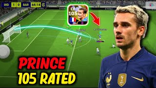 OMG  Review 105 Rated A Griezmann ☠️ 🇫🇷 in eFootball  1500 Coins Worth [upl. by Esaele]