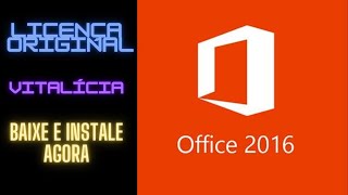 Como baixar e ativar office 2016 pro permanente com chave licença original [upl. by Kcirrek]