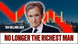 Bernard Arnault LVMH CEO Loses 54 Billion Losing Title of Richest Person in the World [upl. by Petie]