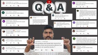 Basic New YouTuber Questions and Answers  New YouTubers doubts  YouTube QampA by HiTech Abbayi [upl. by Basilio]