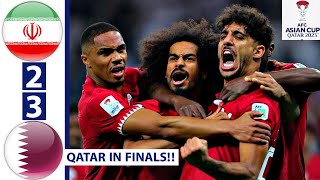 Iran vs Qatar 23 HIGHLIGHTS  AFC Asian Cup SemiFinals 2023 🇮🇷 🇶🇦 [upl. by Janenna]