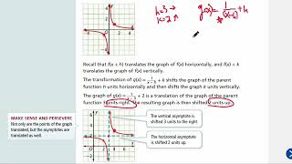 EnVision Algebra 2 Lesson 41 Inverse Variation and the Reciprocal Function  Example 5 [upl. by Sitruc]