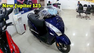 tvs jupiter 125 new model 2024 on road price features detail [upl. by Hayyim256]