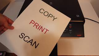 How To Copy Print Scan With Canon TS5051 amp TS5053 Allinone Printer [upl. by Dorrahs]