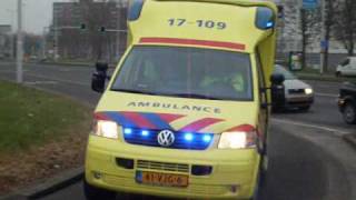 A1 compilatie ambulance dienst Rotterdam RijnmondGGD [upl. by Gilman]