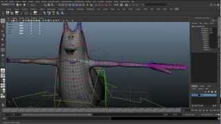 31  Setting up the clavicle controls Cartoon character rigging series [upl. by Leis]