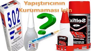 Yapıştırıcının akmaması kurumaması için [upl. by Ankeny685]