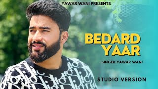 Bedard Yaar  Studio Version  Yawar Wani  Kashmiri Superhit Song [upl. by Anilac]