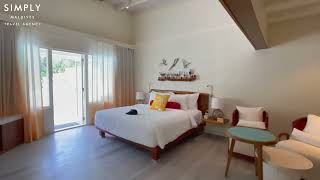 Oblu Nature Helengeli Maldives  Two Bedroom Family Villa with Pool Walkthrough [upl. by Danforth]