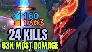 Jhin AntiTank Build 24 Kills 83k Most Damage in Patch 51d Wild Rift [upl. by Karissa]