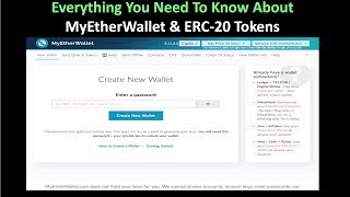 How to Setup MyEtherWallet and ERC20 Tokens A Secure Guide 🔐 [upl. by Diannne]