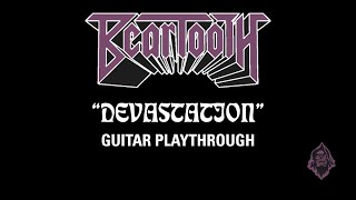 Beartooth  Devastation Official Guitar Playthrough [upl. by Imoyik]