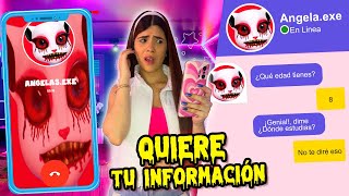 DESCARGUÉ la APLICACIÓN de Videollamada con Talking Angela y RASTREÓ mi UBICACIÓN💀😰  Ani Cat😻 [upl. by Marchall]