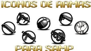 Cambiar iconos de armas GTA San Andreas SAMP [upl. by Atnovart]