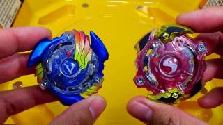 EPIC RIVALS Beyblade Burst Battle Valtryek V2 vs Spryzen S2 [upl. by Harbed]