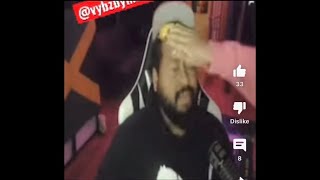 Akademiks hit in face with RED BULL can and gets Egg smashed on his face by his GF on Live Stream [upl. by Mori479]