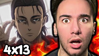 ATTACK ON TITAN 4x13 REACTION [upl. by Eelanna]