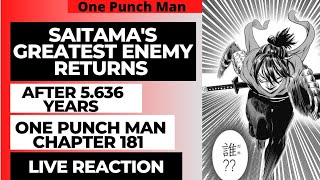 Saitamas Greatest Enemy quotSONICquot Returns One Punch Man Chapter 181 ReactionReviewExplained [upl. by Gausman]