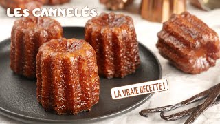 La VRAIE RECETTE des CANNELÉS Bordelais  Recette facile [upl. by Eninotna]