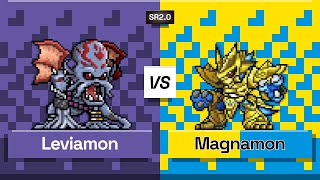 Digimon TCG Leviamon X vs Magnamon X SB20 Match [upl. by Ahsinnod428]