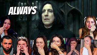 TOP quotSnapes Memoriesquot Reactions  Harry Potter and the Deathly Hallows Part 2 MOVIE REACTION [upl. by Dnalwor152]