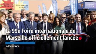 La 99e Foire internationale de Marseille est officiellement lancée [upl. by Ettezzil]