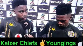 Kaizer Chiefs 2  1 Marumo Galants  Vilakazi amp Tshabalala interviews ✌️Post Match interviews [upl. by Ulick521]